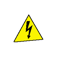 Этикетка с символом "Опасное Напряжение" | код 037299 |  Legrand